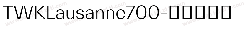TWKLausanne700字体转换