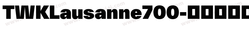 TWKLausanne700字体转换