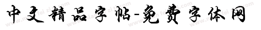 中文精品字帖字体转换