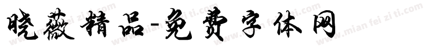 晓薇精品字体转换