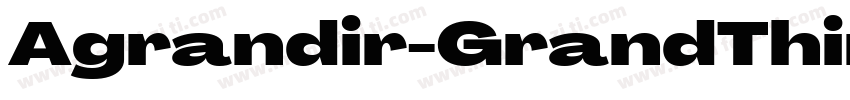 Agrandir-GrandThin字体转换