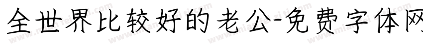 全世界比较好的老公字体转换