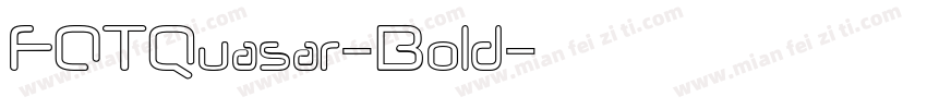 FOTQuasar-Bold字体转换