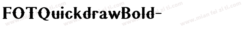 FOTQuickdrawBold字体转换