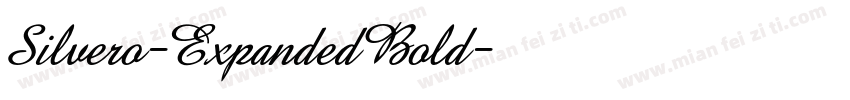 Silvero-ExpandedBold字体转换
