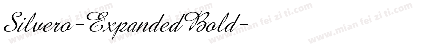 Silvero-ExpandedBold字体转换