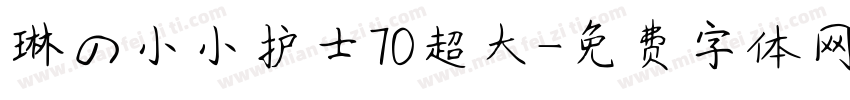 琳の小小护士70超大字体转换