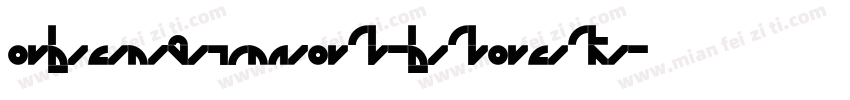 abcnormal-black字体转换
