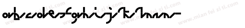abcdefghijklmn字体转换
