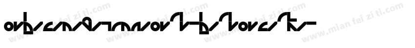 abcnormal-black字体转换