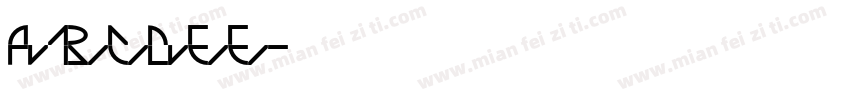 ABCDEE字体转换