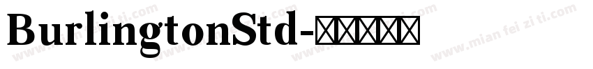 BurlingtonStd字体转换