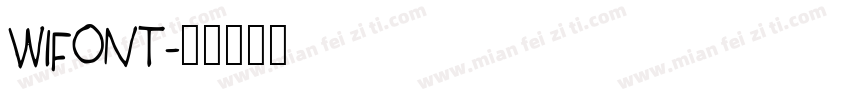 WIFont字体转换