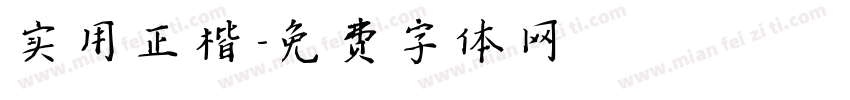 实用正楷字体转换