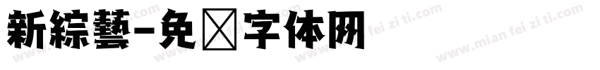 新綜藝字体转换
