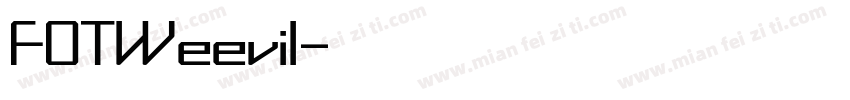 FOTWeevil字体转换