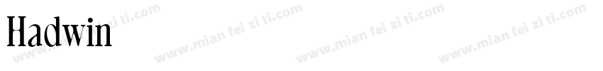 Hadwin字体转换