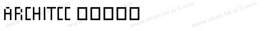 ARCHITCC字体转换