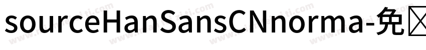 sourceHanSansCNnorma字体转换