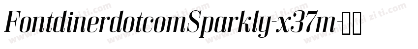 FontdinerdotcomSparkly-x37m字体转换