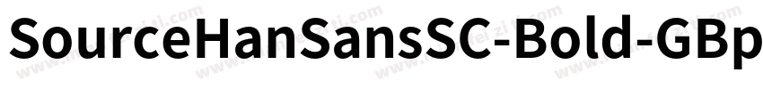 SourceHanSansSC-Bold-GBpc-EUC-H-lde字体转换