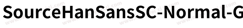SourceHanSansSC-Normal-GBpc-EUC-H字体转换