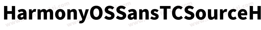 HarmonyOSSansTCSourceHanSansCNSF字体转换