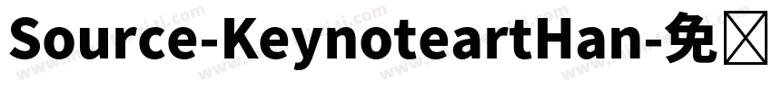 Source-KeynoteartHan字体转换