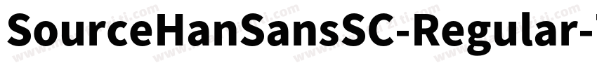 SourceHanSansSC-Regular-7字体转换