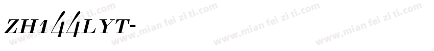 zh144lyt字体转换