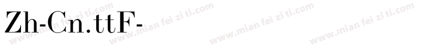 Zh-Cn.ttF字体转换
