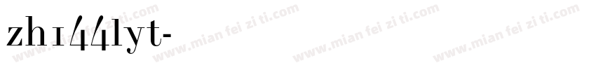 zh144lyt字体转换