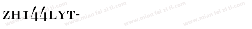 zh144lyt字体转换