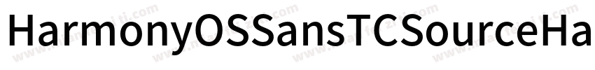 HarmonyOSSansTCSourceHanSansCNSF字体转换