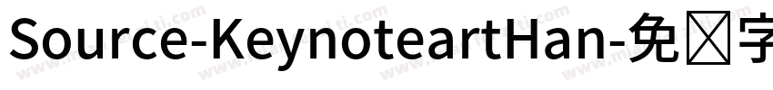 Source-KeynoteartHan字体转换