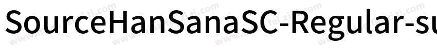 SourceHanSanaSC-Regular-subset9字体转换