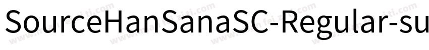 SourceHanSanaSC-Regular-subset9字体转换