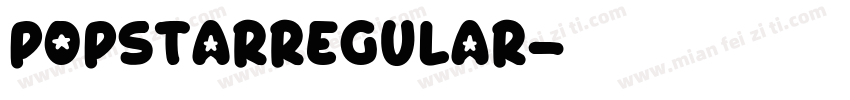 popstarregular字体转换