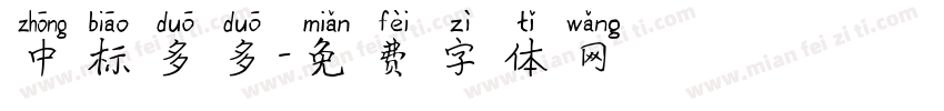 中标多多字体转换