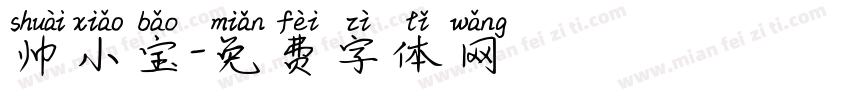 帅小宝字体转换