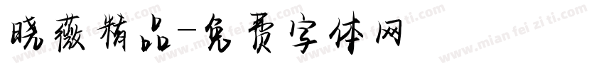 晓薇精品字体转换