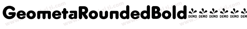 GeometaRoundedBold字体转换