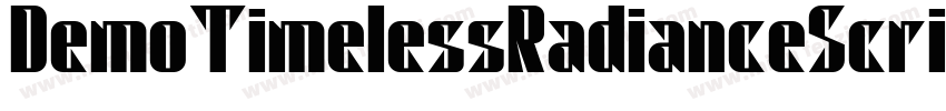 DemoTimelessRadianceScript字体转换