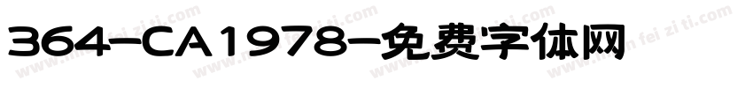 364-CA1978字体转换