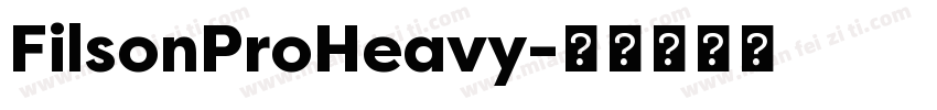 FilsonProHeavy字体转换