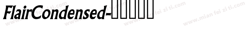 FlairCondensed字体转换
