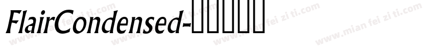 FlairCondensed字体转换
