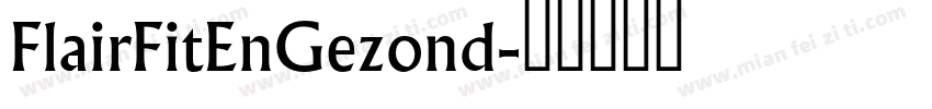 FlairFitEnGezond字体转换