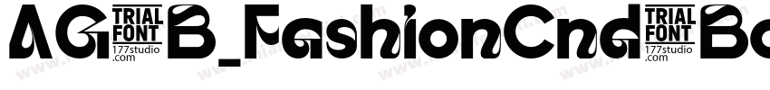 AG-B_FashionCnd-Bold字体转换