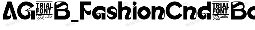 AG-B_FashionCnd-Bold字体转换